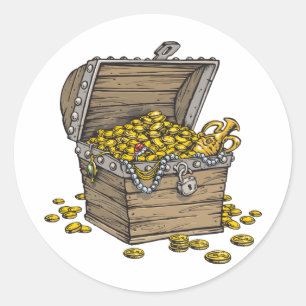 Treasure Classic Round Sticker