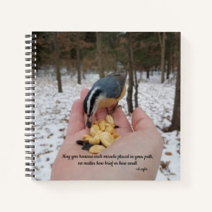 Treasure Each Miracle - Bird Notebook