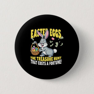 Treasure Hunt Easter Eggs Funny T Shirt 6 Cm Round Badge