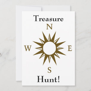 Treasure Hunt invitation