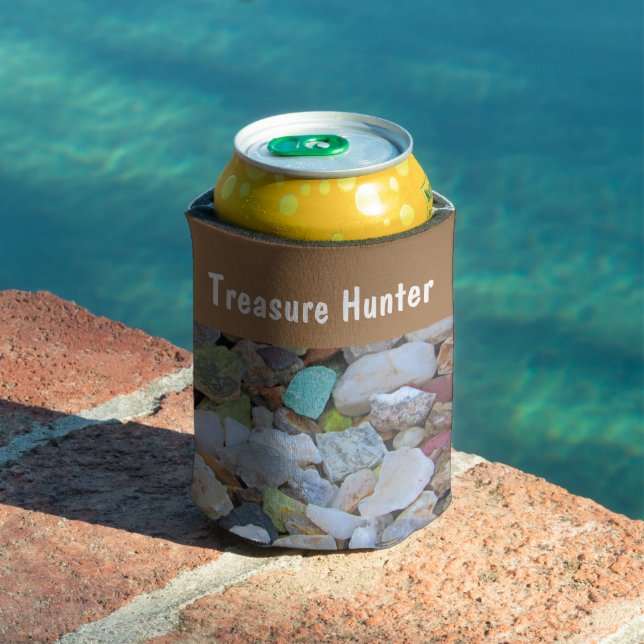 Treasure Hunter Rock Collection Geology Rockhound Can Cooler (In Situ Pool)