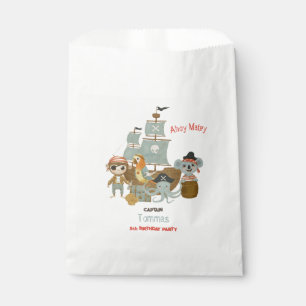 Treasure Hunters Pirate Birthday Favour Bags