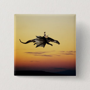 Treasure Hunting 15 Cm Square Badge