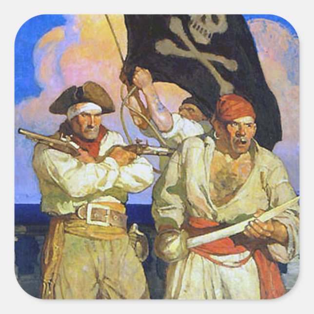 Treasure Island 2 Sticker (Front)