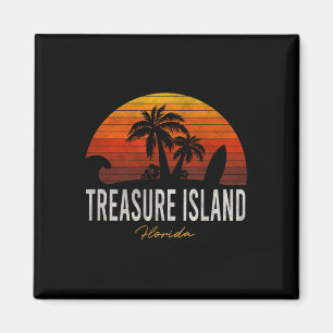 Treasure Island Beach Florida Fl Palms Vacation Su Magnet