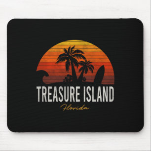 Treasure Island Beach Florida Fl Palms Vacation Su Mouse Mat