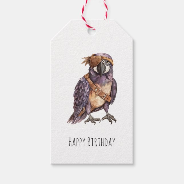 Treasure Island Birthday Gift Tags (Front)