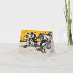 Treasure Island by Newell Convers Wyeth Thank You Card