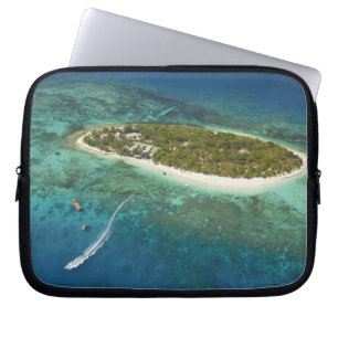 Treasure Island Resort and boat, Fiji Laptop Sleeve