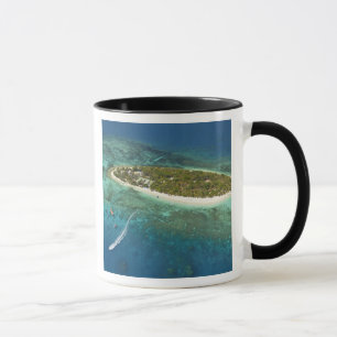 Treasure Island Resort and boat, Fiji Mug