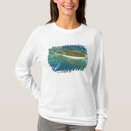 Treasure Island Resort and boat, Fiji T-Shirt