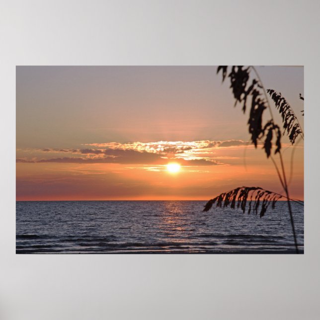 Treasure Island Sunset Poster, View B Poster (Front)