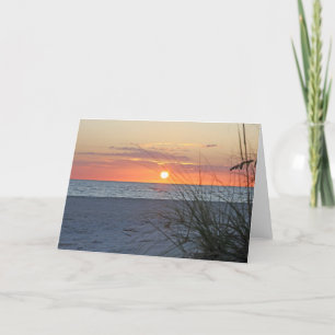 Treasure Island Sunset, Version C, Note Card