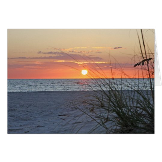 Treasure Island Sunset, Version C, Note Card