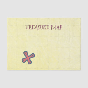 Treasure Map Pirate Party Tissue Paper