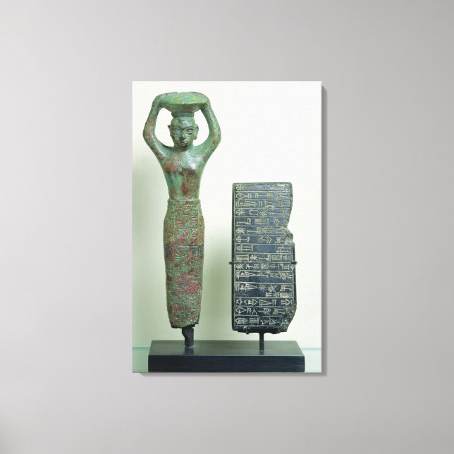 Treasure of Amar-Sin  King of Ur, c.2040 BC Canvas Print (Front)