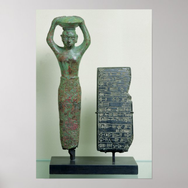 Treasure of Amar-Sin  King of Ur, c.2040 BC Poster (Front)