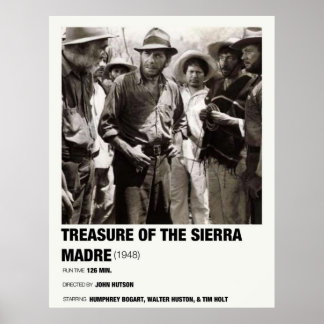 Treasure of the Sierra Madre 1948 Alternative Fi Poster