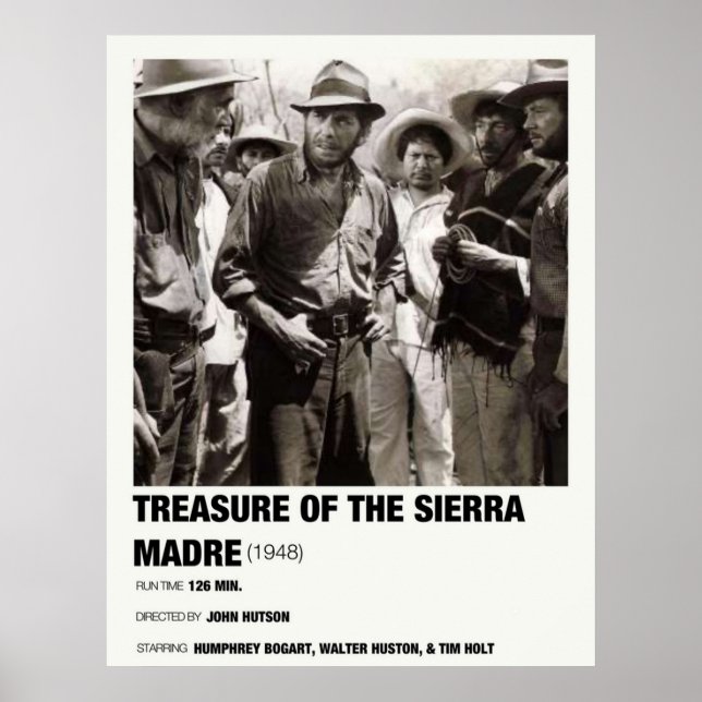 Treasure of the Sierra Madre 1948 Alternative Fi Poster (Front)