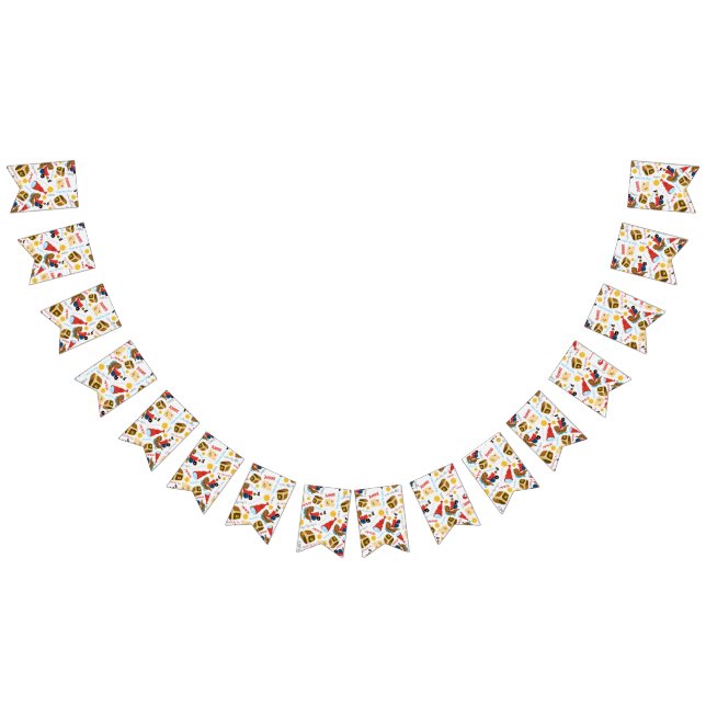 Treasure Party Pirate Theme Bunting Flags (All)