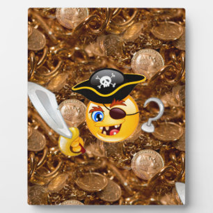treasure pirate emoji plaque