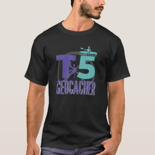 Treasure Seek Motif T5 Geocacher Climbing Kayaking T-Shirt