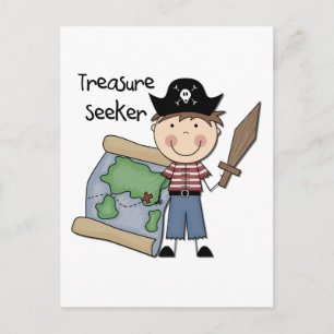 Treasure Seeker - Boy Tshirts and Gifts Postcard