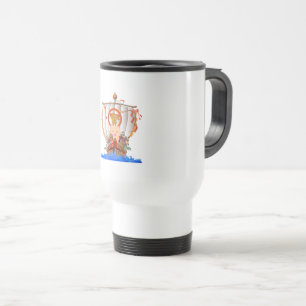 Treasure ship travel mug