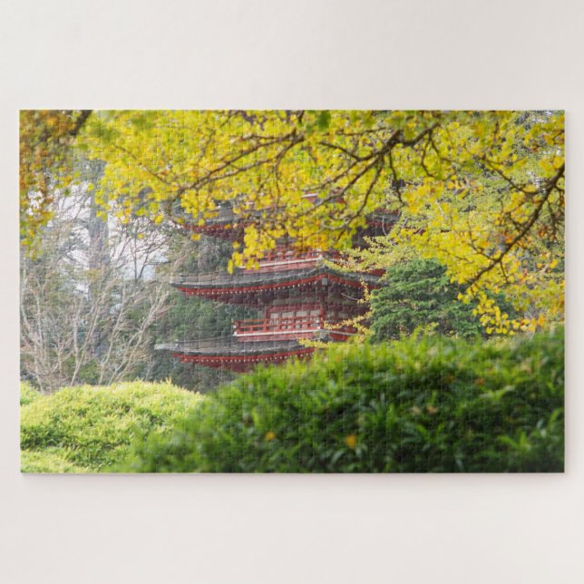 Treasure Tower Pagoda, San Francisco 1014-pc Jigsaw Puzzle (Horizontal)