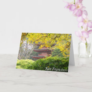 Treasure Tower Pagoda, San Francisco Card