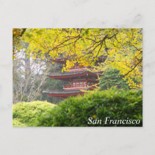 Treasure Tower Pagoda, San Francisco Postcard