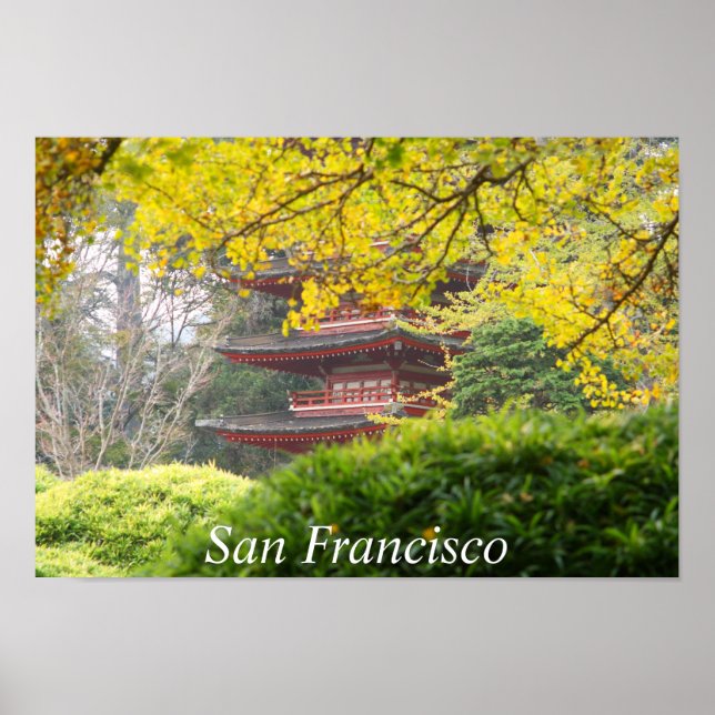 Treasure Tower Pagoda, San Francisco Poster (Front)