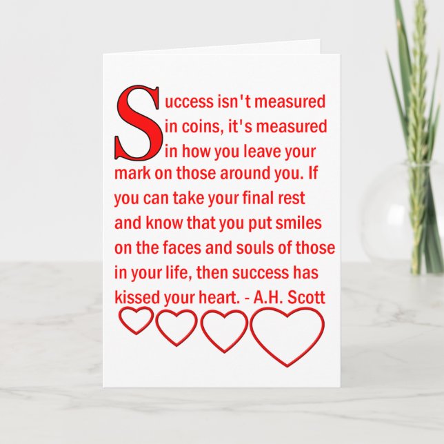 Treasure True  Thank You Card (Front)