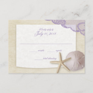 Treasured Beach Lavender Wedding Response