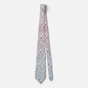 Treasured Christian Words of Affirmation Tie