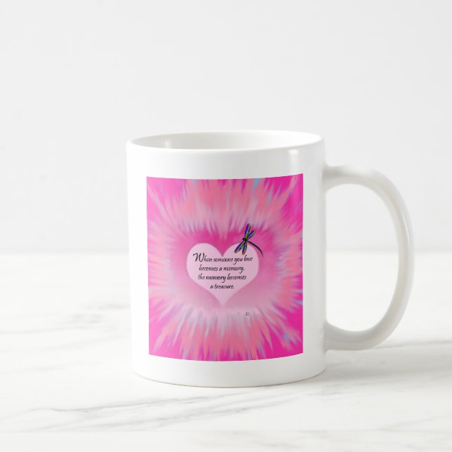 Treasured Memories Dragonfly Coffee Mug (Right)