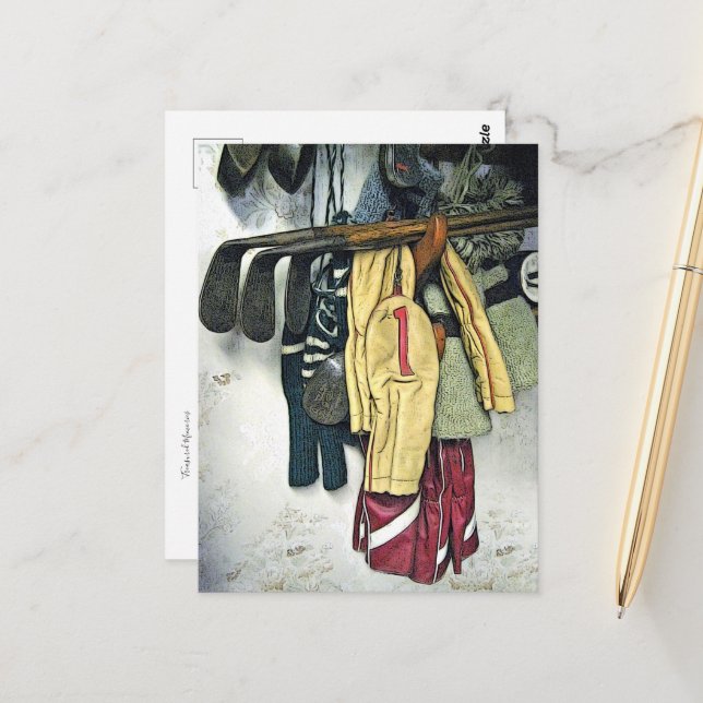 Treasured Memories Illustrated Art  Postcard (Front/Back In Situ)