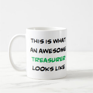 treasurer, awesome coffee mug