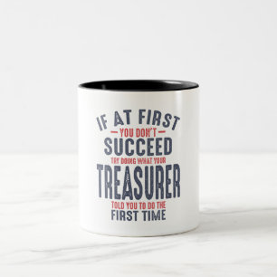 Treasurer Two-Tone Coffee Mug