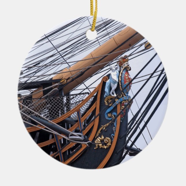 Treasures of Portsmouth Ceramic Tree Decoration (Front)