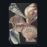 Treasures of the Sea iPad Mini Cover<br><div class="desc">This art print displays the finest things in nature within the ocean. Find all the different types of sea life in this image including a Conch Seashell,  Sand Dollars,  and Reefs buried deep in the sea. This art collection is a must have in your next Zazzle products.</div>