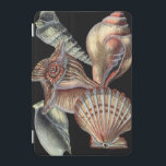 Treasures of the Sea iPad Mini Cover<br><div class="desc">This art print displays the finest things in nature within the ocean. Find all the different types of sea life in this image including a Conch Seashell,  Sand Dollars,  and Reefs buried deep in the sea. This art collection is a must have in your next Zazzle products.</div>