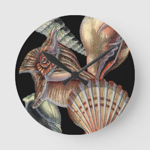 Treasures of the Sea Round Clock