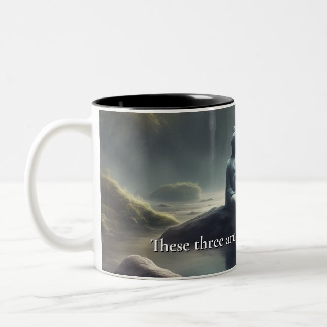 Treasures of the Tao Te Ching 001 Two-Tone Coffee Mug (Left)