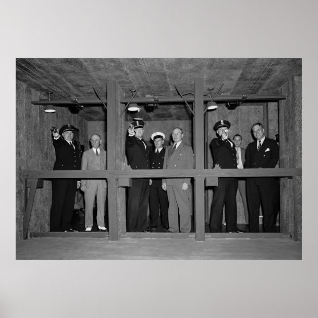 Treasury Firing Range: 1940 Poster (Front)