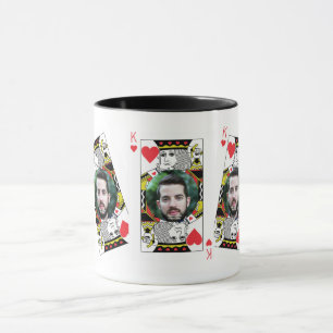 Treat Dad Like Royalty Personalised Photo Collage Mug