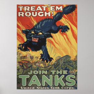 Treat Em Rough-1918 poster