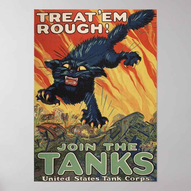 Treat Em Rough-1918 poster (Front)