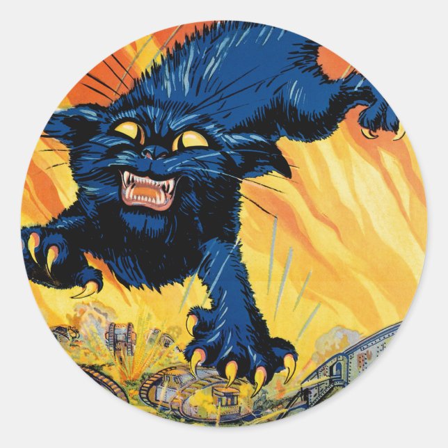 Treat 'em Rough - Join the Tanks Classic Round Sticker (Front)