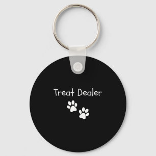 Treat Er Dog Paw Print Funny Dog Lover Men Women K Key Ring